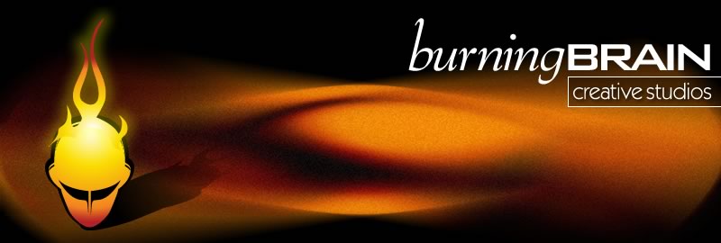 Burning Brain Masthead graphic